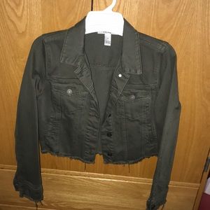 Army Green Denim Jacket